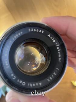 Rare Black Near Mint Pentax S2 Late Model Film Camera Auto Takumar 55mm F/2