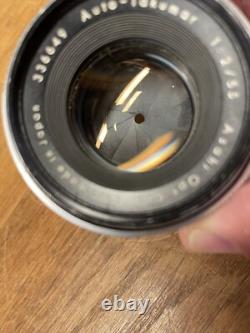 Rare Black Near Mint Pentax S2 Late Model Film Camera Auto Takumar 55mm F/2