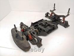 Rare Ofna Late Model Gtp 1/8 Rc Electric Dirt Oval Roller Slider Chassis Used