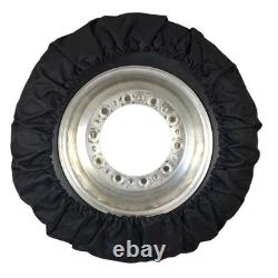 Real Skin Late Model Tire Cover, 4 Piece, Black