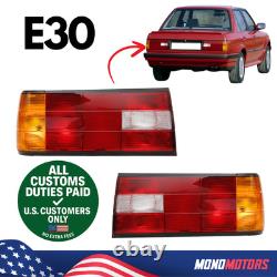 Rear Tail Light Left Right Set For Bmw E30 Late Model 63211386941 63211386942