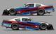 Red White & Blue Race Car Side Wrap Decals Late Model, Street Stock #61