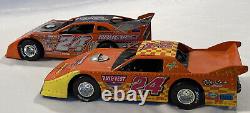 Rick Eckert Dirt Late Model Diecast 124 Race Car Models Set of 2