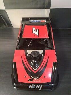 Rtr 1/18 1rc Late Model Dirt Oval Brushless Race Car Custom Works Losi Traxxas