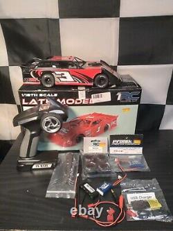 Rtr 1/18 1rc Late Model Dirt Oval Brushless Race Car Custom Works Losi Traxxas