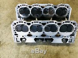 SBC GM 604 Crate Engine Alum Cylinder Heads Dirt Late Model Imca Race Car