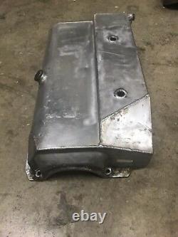 SBC Pro Pan Alum Wide Rail Dry Sump Pan Dirt Late Model IMCA Race Car