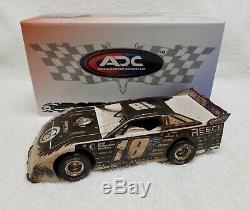 SCOTT BLOOMQUIST #18 2017 ADC 1/24 Raced Version Throwback Dirt Late Model Car