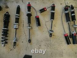 SHOCKS DIRT LATE MODEL-ARS COMPLETE SET USED+NEW RF/ 5th COIL ADVANCED RACING