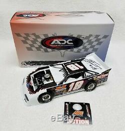 SIGNED SCOTT BLOOMQUIST #18 2017 ADC 1/24 Action Dirt Late Model Car #50/400 #0