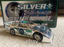 Scott Bloomquist 2005 Silver Anniversary Chrome Car ADC 1/24 Only 2500 Made