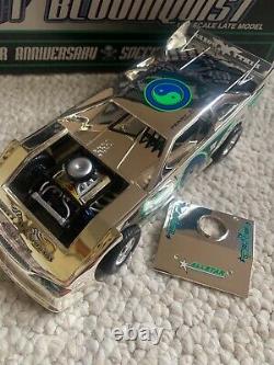 Scott Bloomquist 2005 Silver Anniversary Chrome Car ADC 1/24 Only 2500 Made