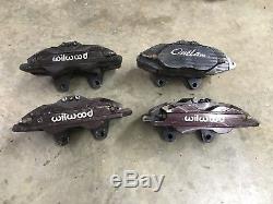 Set Of Four Billet Superlite Brake Calipers Dirt Late Model Imca Race Car