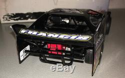 Steve Francis#15 ADC 2012 White Series Dirt Late Model 1/24 scale