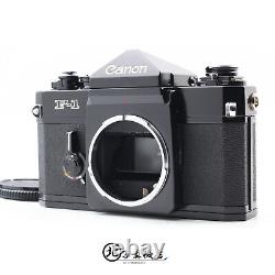 Top MINT Late Model Canon F-1 SLR 35mm Film Camera Body Black From JAPAN