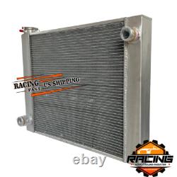 Universal Radiator For 26 x 19 Sport Mod Late Model Race Pro Crossflow 2-Rows