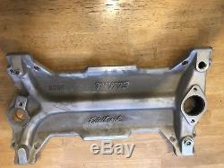 Used Edelbrock #2855 Valley Tray Dirt Late Model Sb Chevy Brodix All Pro Dart