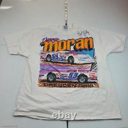 VTG Donnie Moran #99 Flash T Shirt XL Dirt Late Model Racing Ohio Signed Graphic