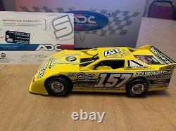 Very Rare 1/24 ADC 2016 signed Mike Marlar DIRT LATE MODEL DIRT CAR