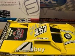 Very Rare 1/24 ADC 2016 signed Mike Marlar DIRT LATE MODEL DIRT CAR