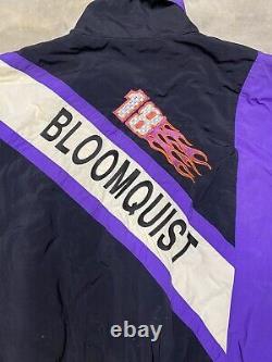 Vintage 1990's Scott Bloomquist Team Style Dirt Late Model Jacket LRG