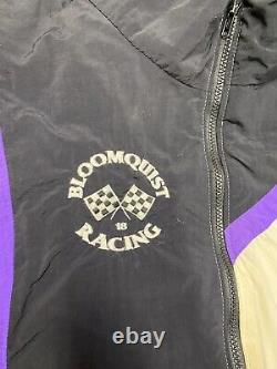 Vintage 1990's Scott Bloomquist Team Style Dirt Late Model Jacket LRG