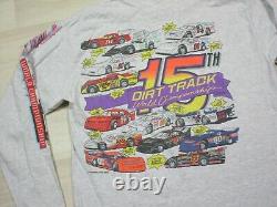 Vintage Dirt Track World Championship Long Sleeve Shirt (XL) Late Model Racing