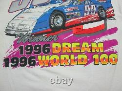 Vintage Donnie Moran #99 Flash T Shirt (XL) Dirt Late Model Racing Ohio Signed