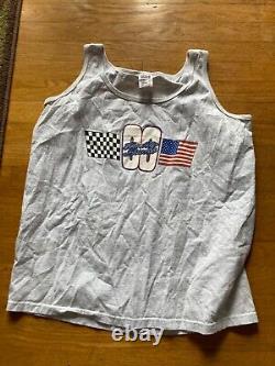 Vintage Freddy Smith 00 SIGNED Dirt Late Model Racing Size XL Tank Top Shirt