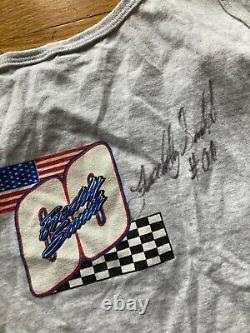 Vintage Freddy Smith 00 SIGNED Dirt Late Model Racing Size XL Tank Top Shirt