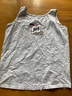 Vintage Freddy Smith 00 SIGNED Dirt Late Model Racing Size XL Tank Top Shirt