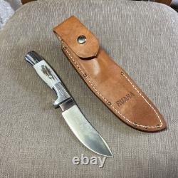 Vintage, Late Model, Ruana Bonner MT, Never Used Or Sharpened, Orig Sheath