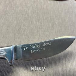 Vintage, Late Model, Ruana Bonner MT, Never Used Or Sharpened, Orig Sheath