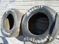 Vintage Pair 1450 Hoosier Late Model Tires 11.0/28.5-15 Hot Rod, Man Cave, Coll