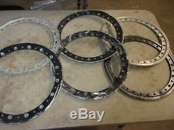 Weld wheel rings bead lock dirt late model modified race car BRP Bicknell