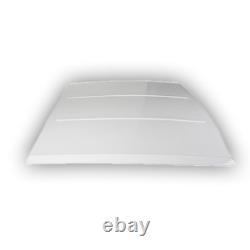 White Fiberglass Late Model Oval Track Racing Roof, 47-1/2 Inches Wide