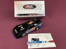 XRARE ADC 1/24 White Series #28 Dennis Erb Jr Late Model Dirt Car Black NIB