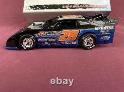 XRARE ADC 1/24 White Series #28 Dennis Erb Jr Late Model Dirt Car Black NIB