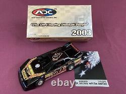 XRARE ADC 1/24 White Series #70-1/2 Anthony Rushing Late Model Dirt Car Blk NIB