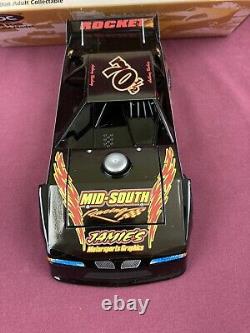 XRARE ADC 1/24 White Series #70-1/2 Anthony Rushing Late Model Dirt Car Blk NIB