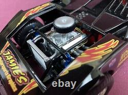 XRARE ADC 1/24 White Series #70-1/2 Anthony Rushing Late Model Dirt Car Blk NIB