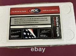 XRARE ADC 1/24 White Series #70-1/2 Anthony Rushing Late Model Dirt Car Blk NIB