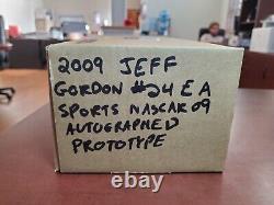 XRARE Prototype 2009 Jeff Gordon Autographed #24 EA Sports Eldora 124 ADC